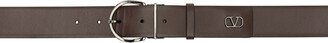 Brown Vlogo Belt-AA