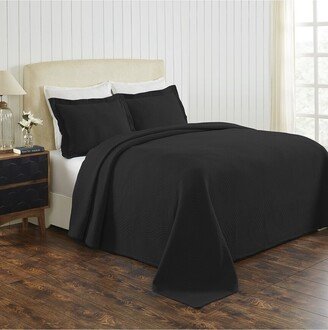 Cascade Cotton Jacquard Matelasse Bedspread Set