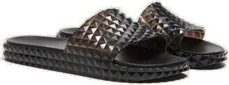 X Melissa Studded Slip-On Slides