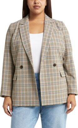 Caldwell Plaid Double Breasted Blazer