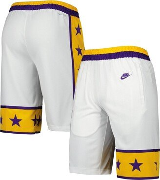 Men's White Lsu Tigers Limited Retro Performance Shorts