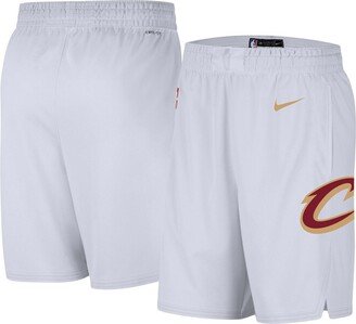 Men's White Cleveland Cavaliers 2020/21 Association Edition Swingman Performance Shorts