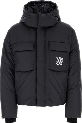 Logo Printed Puffer Jacket