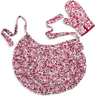 Field Of Flowers Apron & Oven Mitt Set