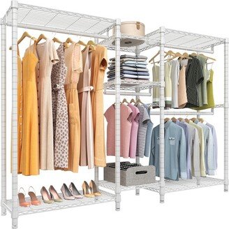 VIPEK V6 Wire Garment Rack Heavy Duty Clothes Rack Metal Clothing Rack for Hanging Clothes, White