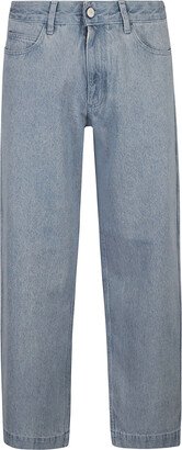 Straight Leg 5 Pockets Jeans