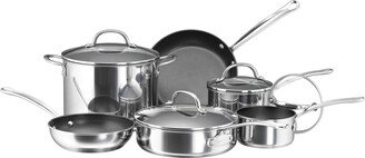 Millennium Stainless Steel Nonstick 10-Pc. Cookware Set