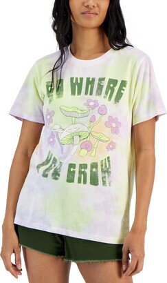 Grayson Threads Black Juniors' Go Where You Grow Cotton T-Shirt