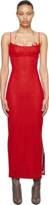 SSENSE Exclusive Red Thais Maxi Dress