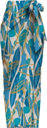 Seur Blossom Print Maxi Wrap Skirt