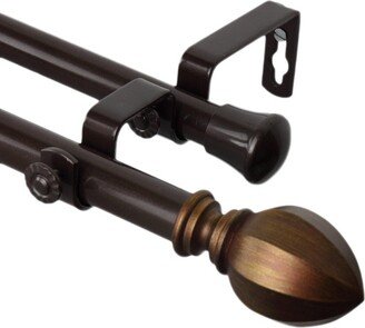 InStyleDesign Sienna Adjustable Double Curtain Rod