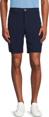 Solid Flat Front Shorts