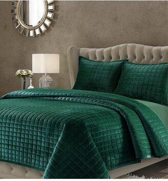 Florence Velvet Oversized Quilt Set