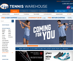 Tennis Warehouse Promo Codes & Coupons