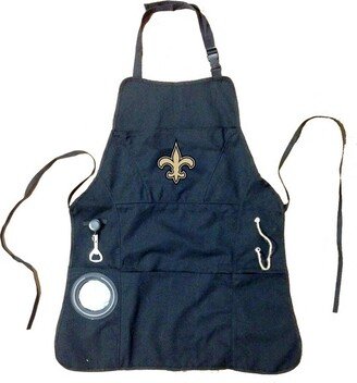 Grill Apron, Black, New Orleans Saints