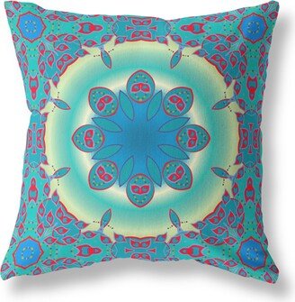 Amrita Sen Designs Amrita Sen Jewel Circle Indoor Outdoor Pillow Zip