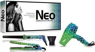 Neo Choice The Full Set - 1.25In Ceramic Flat Iron W/ 25-18Mm