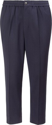 Viscose blend cropped pants