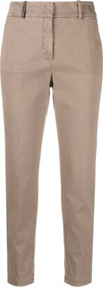 Cropped Tapered Trousers-AI