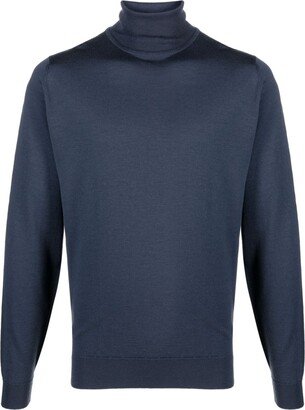 Roll-Neck Merino Jumper-AH