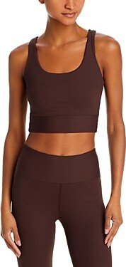 Ribbed Sports Bra-AB