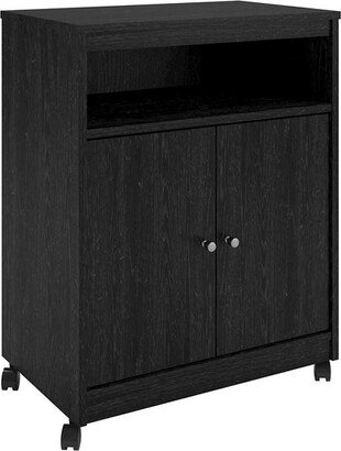 Room & Joy Teton Creek Microwave Cart Ebony Ash - Room and Joy