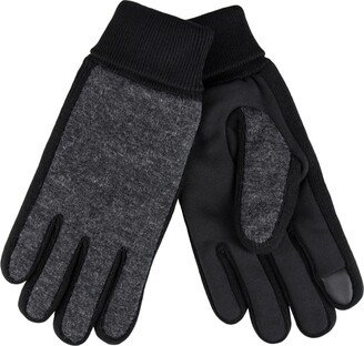 Men's Touchscreen Stretch Knit Tech Palm Gloves