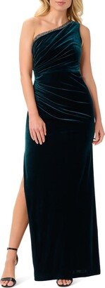 Womens Velvet Maxi Evening Dress