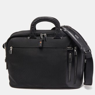 Black Nylon and Leather T-Pass Kennedy Deluxe Brief Laptop Bag