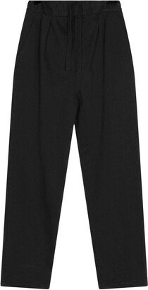 Panama Route Cotton Sweatpants Black