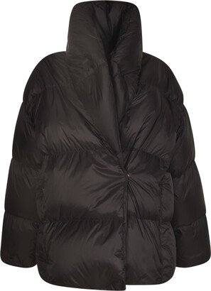 One-button Padded Jacket