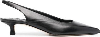 Valerie sling-back leather 50mm pumps