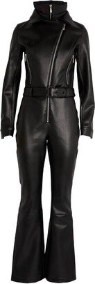 Faux Leather Cameron Ski Suit