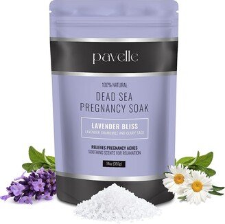 Pavelle Dead Sea Pregnancy Flakes and Salt Bath, Lavender Bliss