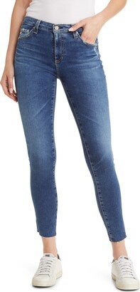 The Legging Raw Hem Ankle Skinny Jeans