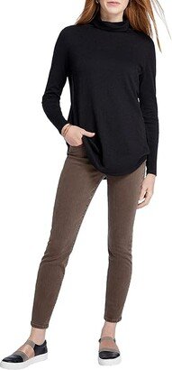 Petite Vital Turtleneck (Black Onyx) Women's Sweater