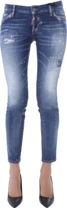 Distressed Skinny Jeans-AS