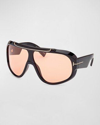Rellen Plastic Shield Sunglasses