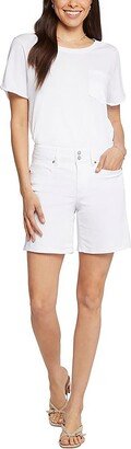 Roxanne Womens Denim Midi Denim Shorts