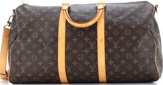 Keepall Bandouliere Bag Monogram Canvas 50