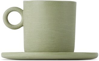 BEN Green Tea Cup & Saucer Set