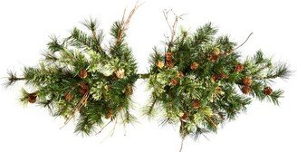 36 Mixed Country Pine Artificial Christmas Swag, Unlit