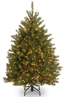 National Tree Company National Tree 4' Dunhill Fir Tree with Clear 200 Lights