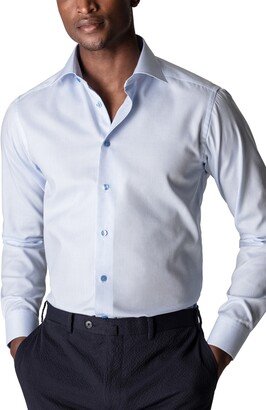 Slim Fit Solid Dress Shirt