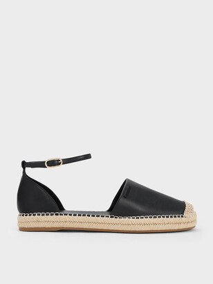 Ankle-Strap Espadrille Flats