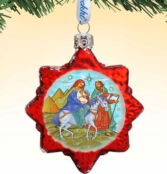 Nativity Mercury Holiday Ornament