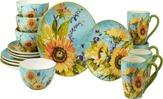 Sun Garden 16 Piece Dinnerware Set