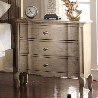 BESTCOSTY Nightstand, Bedside Table Bedroom Nightstand with 3 Drawers