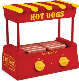 Nostalgia 8 Hot Dog And 6 Bun Capacity Hot Dog Roller And Bun Warmer