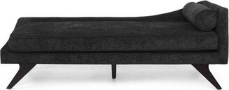 Cagle Mid Century Modern Fabric Chaise Lounge